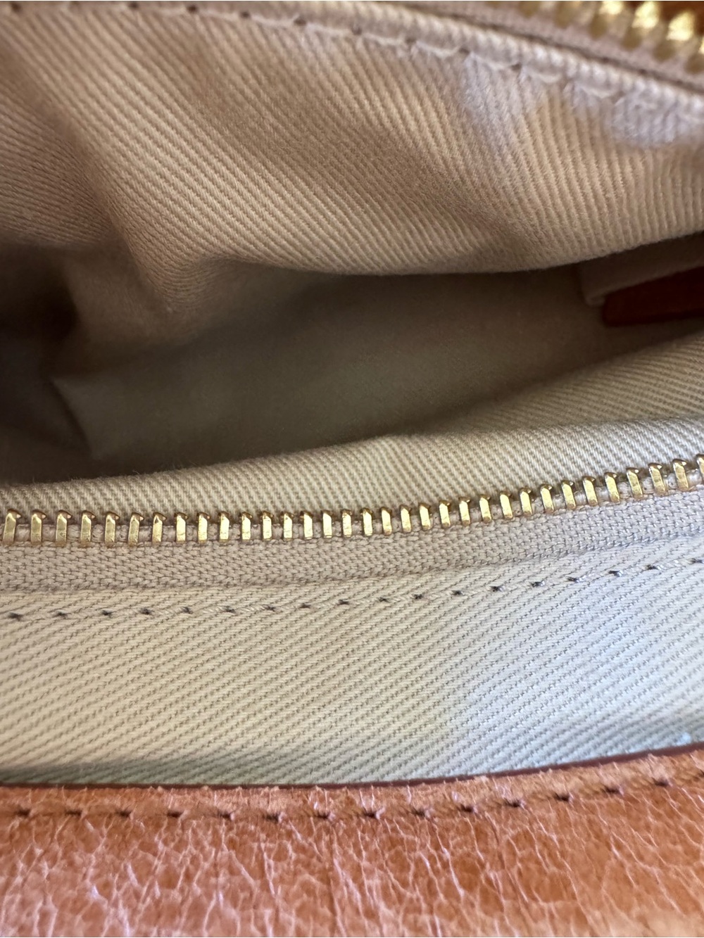 See By Chloe Cognac Brown Leather Satchel with Gold Accents - Picture 14 of 14